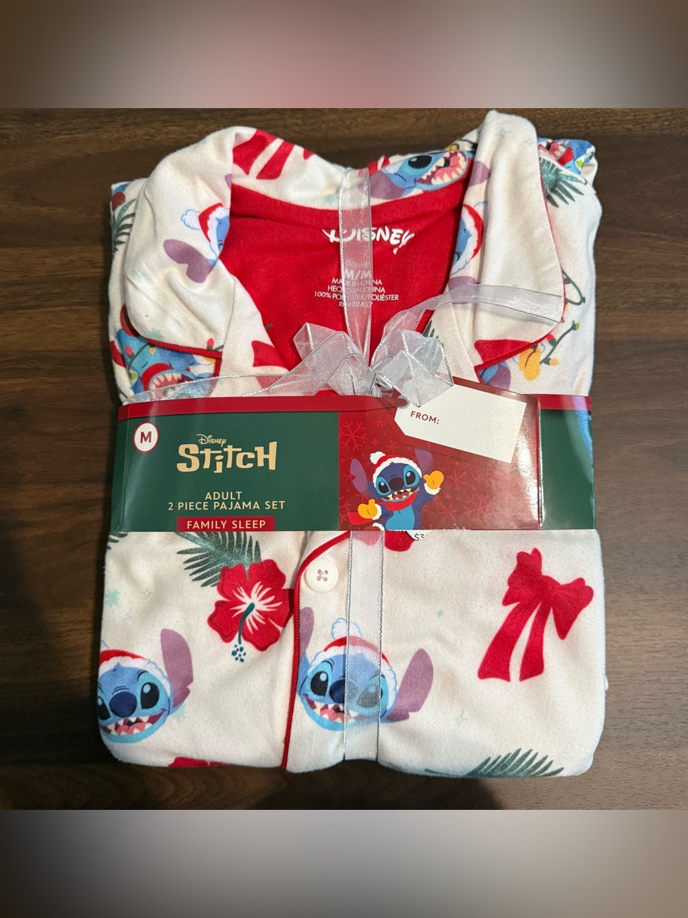 NWT Disney stitch Christmas pajama set